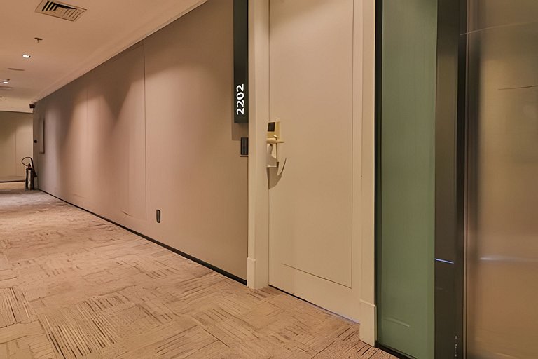 Flat moderno dentro de predio incrível no Itaim