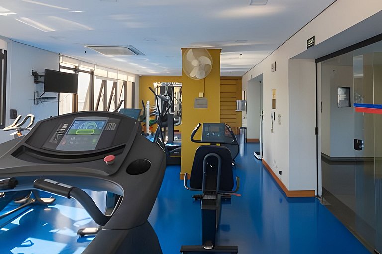 1707 Flat com duas suites com serviço de Hotel no Itaim Bibi