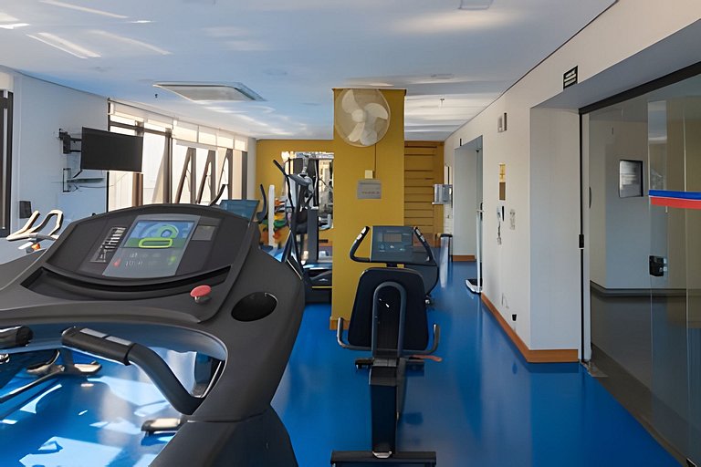 1707 Flat com duas suites com serviço de Hotel no Itaim Bibi
