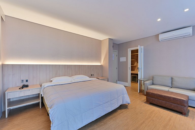 Flat com DUAS suítes dentro do Hotel Address Faria Lima