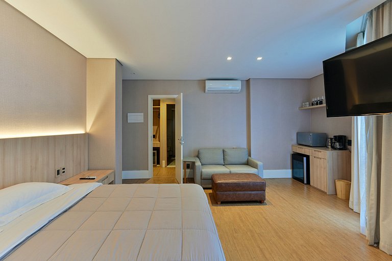 Flat com DUAS suítes dentro do Hotel Address Faria Lima