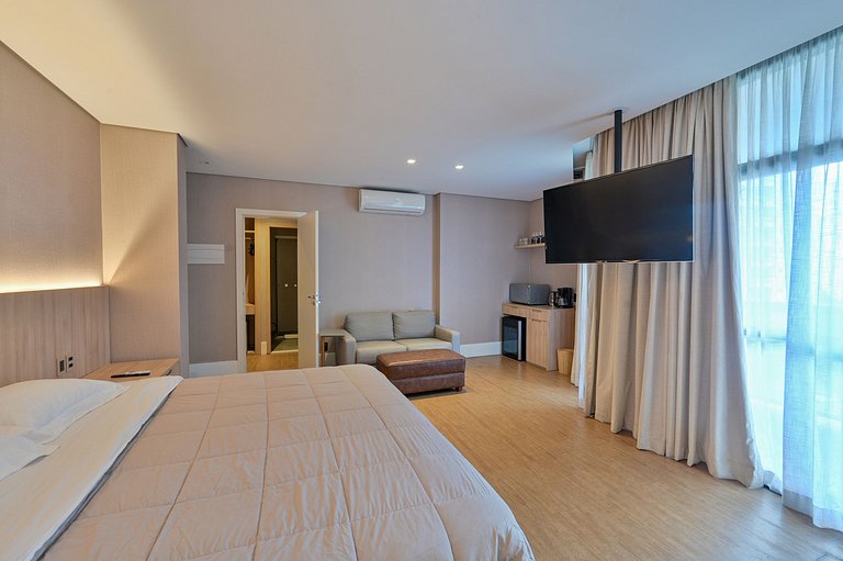 Flat com DUAS suítes dentro do Hotel Address Faria Lima