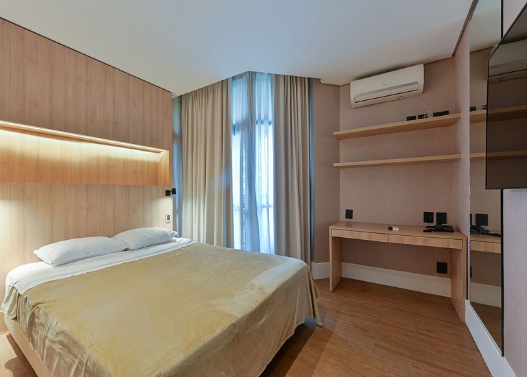 Flat com DUAS suítes dentro do Hotel Address Faria Lima